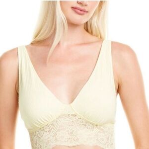 Free People Yellow Teegan Bralette - Sz Small. New With Tags